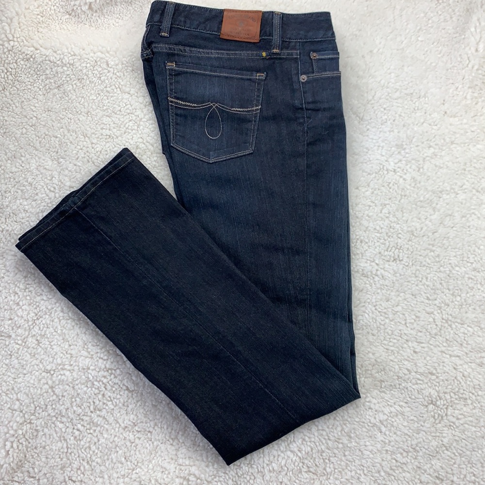 Lucky Brand Lola Boot Ankle Dark Wash Jeans Size 8